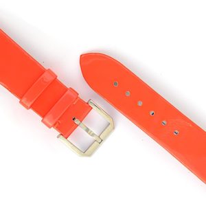 Cinturino Apple Watch, pelle di vitello, rosso fluo, VV12